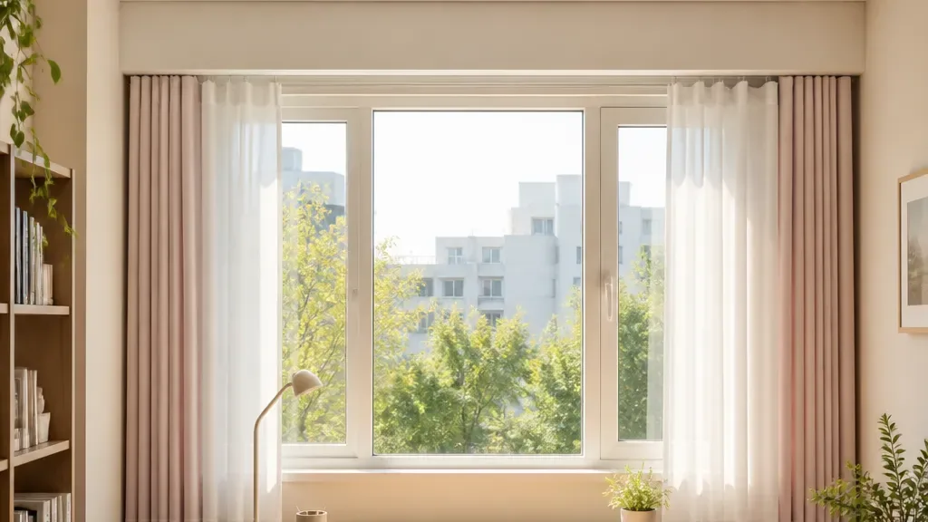 전동커튼이 필요한 창가 예시