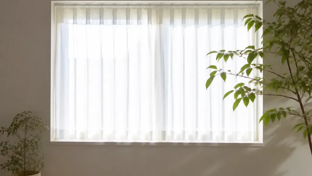 작은창커튼이 필요할 때의 창가 모습