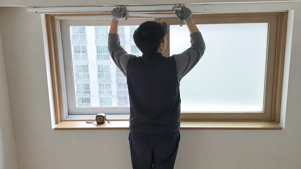 작은창커튼이 필요한 창가 예시