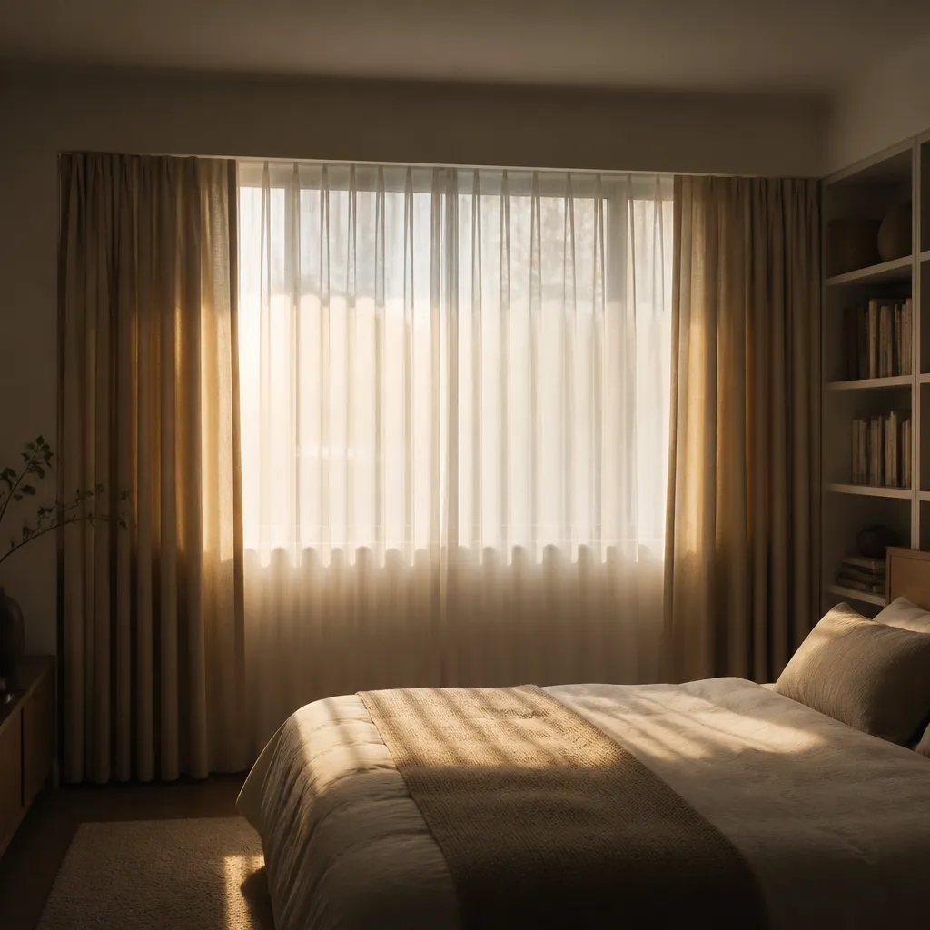 이중커튼 시공 현장