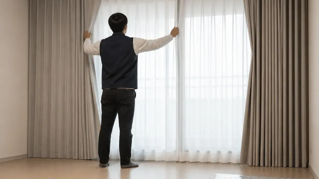 신혼집 커튼이 필요한 신호 예시