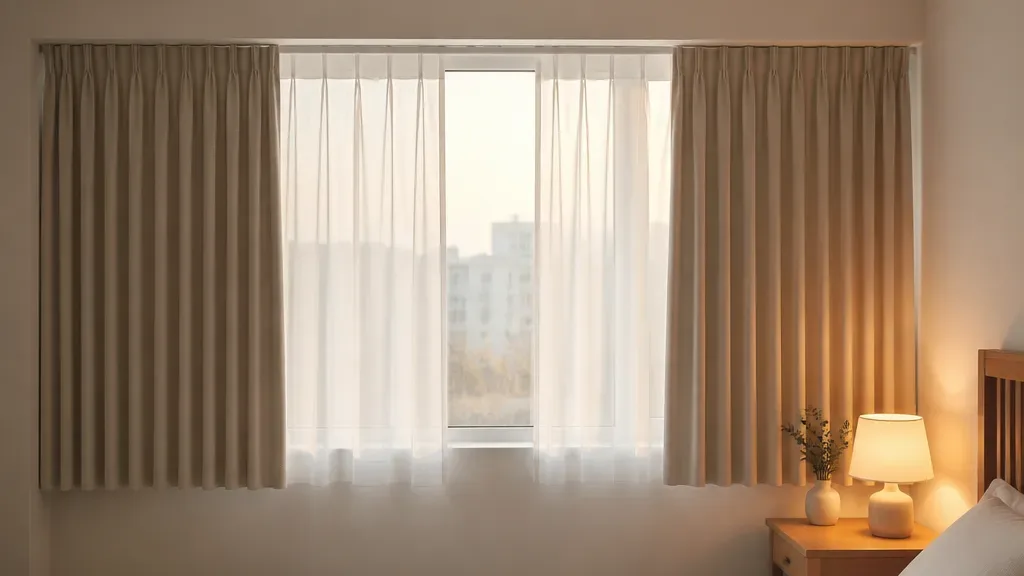 신혼집 커튼이 필요할 때의 창가 모습