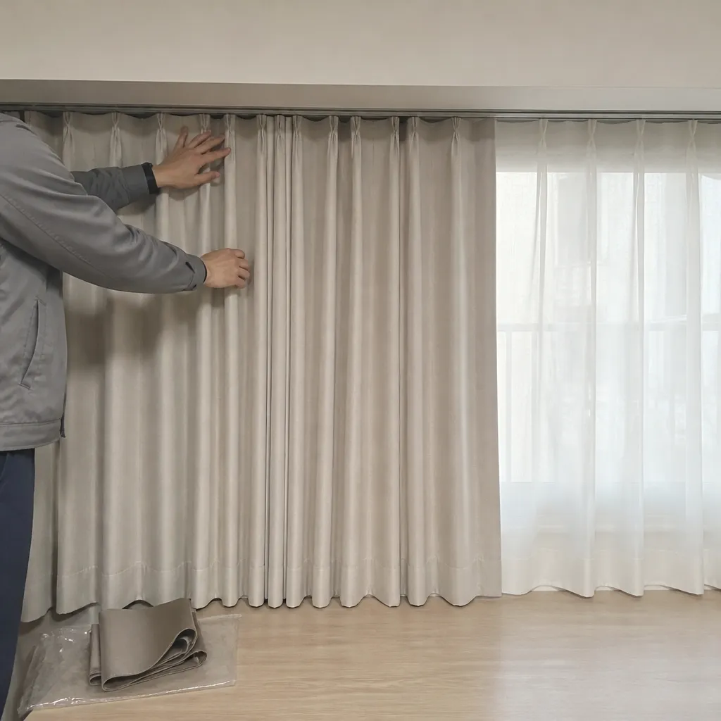 커튼 교체 대표 사진