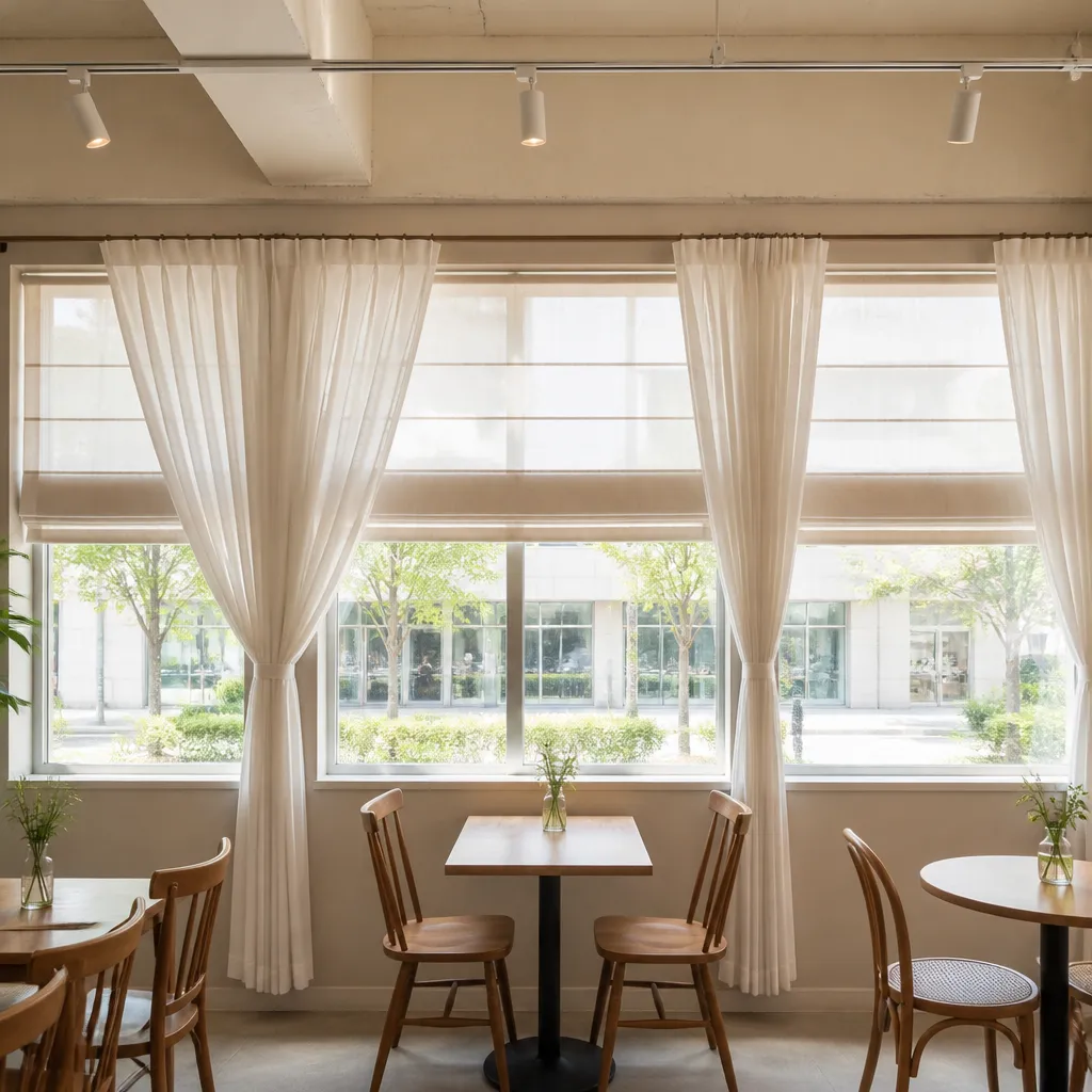 커튼 설치 대표 사진