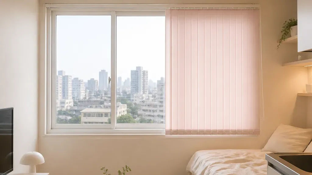전동블라인드가 필요할 때의 창가 모습