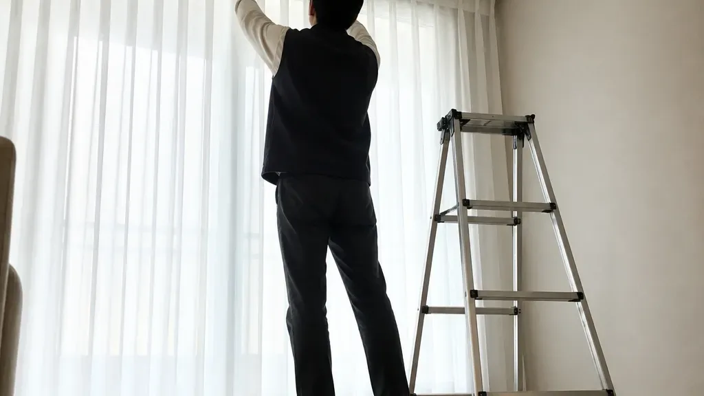 차르르커튼이 필요한 창가 예시