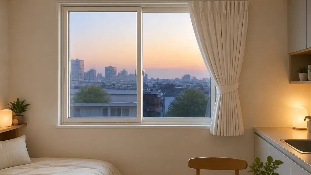 암막커튼이 필요한 창가 예시