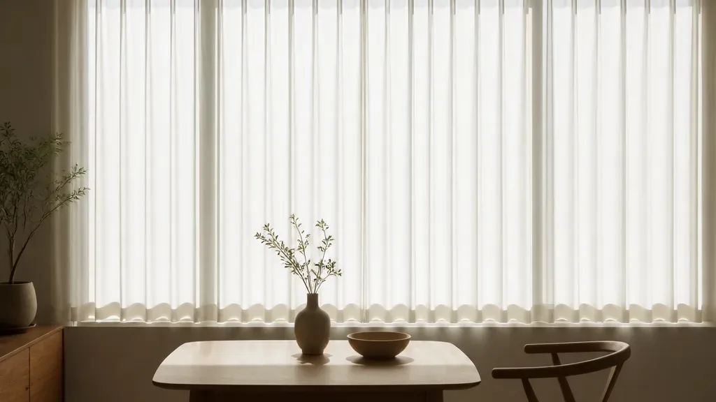 커튼 교체가 필요할 때의 창가 모습