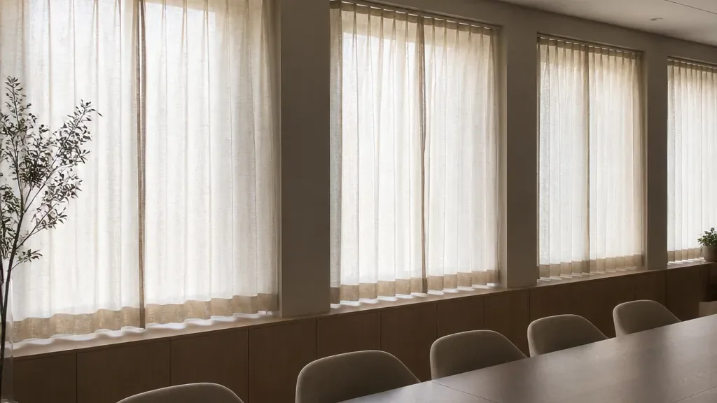 린넨커튼이 필요한 창가 예시