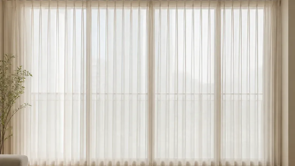 커튼이 필요한 창가 예시