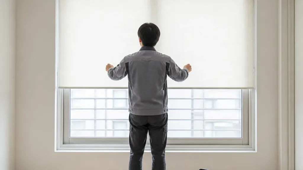 롤스크린이 필요할 때의 창가 모습