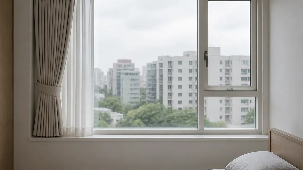 커튼 설치가 필요한 상황 예시