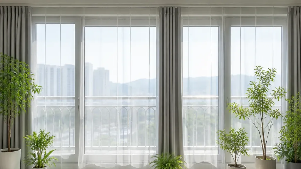 이중커튼이 필요한 순간 예시