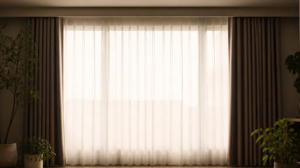 암막커튼이 필요할 때의 창가 모습